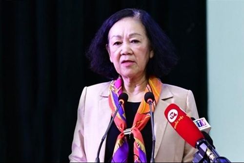 Thường trực Ban Bí thư Trương Thị Mai tiếp xúc cử tri tại huyện Kim Bôi, Hòa Bình