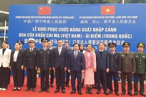 Khôi phục xuất nhập cảnh qua cửa khẩu Chi Ma - Ái Điểm