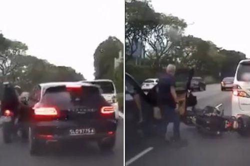 2 tai nạn ô tô và xe máy xảy ra chỉ trong 15 giây, mỗi người một ý về việc ai có lỗi