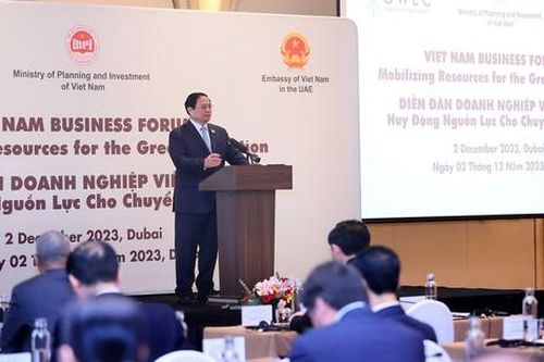 Thủ tướng: Việt Nam là địa điểm tin cậy để đầu tư, thúc đẩy chuyển đổi xanh