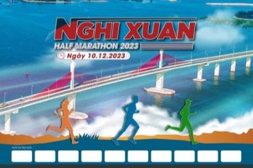 Hơn 1.350 vận động viên tham dự Giải chạy Nghi Xuân Half marathon