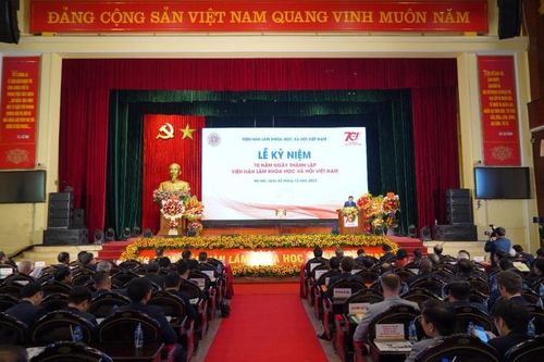 Viện Hàn lâm Khoa học Xã hội Việt Nam kỷ niệm 70 năm thành lập