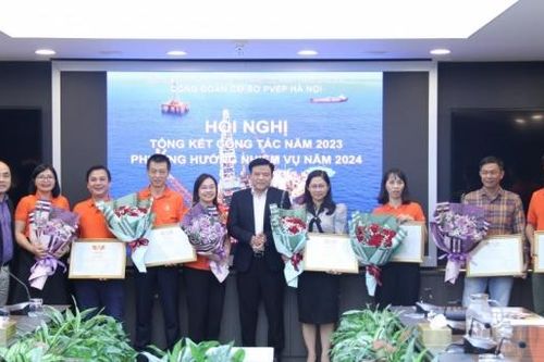 Công đoàn cơ sở PVEP Hà Nội tổng kết công tác năm 2023 triển khai kế hoạch năm 2024
