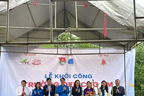 Khởi công xây dựng 'Nhà hạnh phúc cho em' và 'Trường đẹp cho em' tại Thanh Hóa