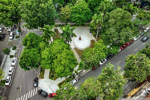 Cận cảnh vườn hoa Tao Đàn được cải tạo với kinh phí hơn 3 tỷ đồng