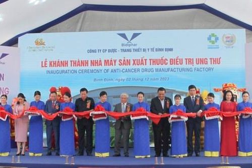 Khánh thành nhà máy sản xuất thuốc điều trị ung thư quy mô lớn nhất Việt Nam