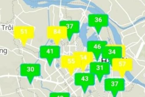 Chất lượng không khí ở Hà Nội trở lại mức tốt