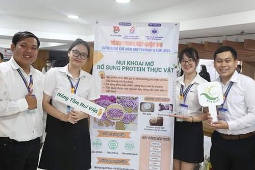 'Nui khoai mỡ bổ sung protein thực vật' đạt giải Nhất cuộc thi Công nghệ chế biến sau thu hoạch