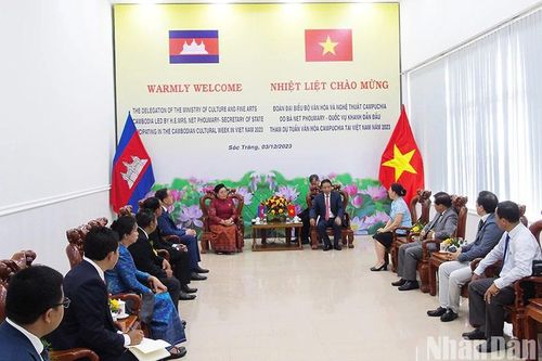 Thắt chặt tình hữu nghị Việt Nam-Campuchia