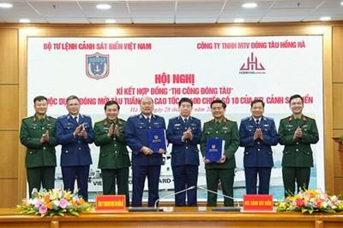 Đóng mới tàu tuần tra cao tốc cho Cảnh sát biển