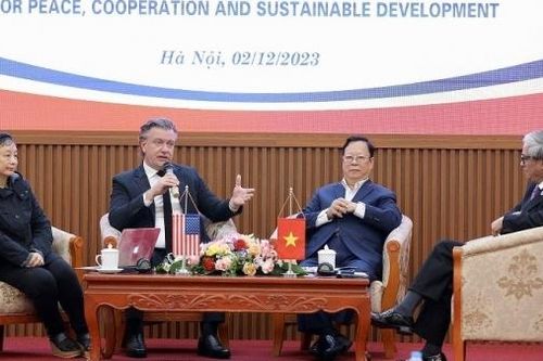 Tiếp tục thúc đẩy hòa bình, hợp tác và phát triển bền vững Việt Nam-Hoa kỳ