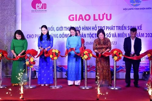 Quảng bá, kết nối các mô hình sinh kế cho phụ nữ dân tộc thiểu số