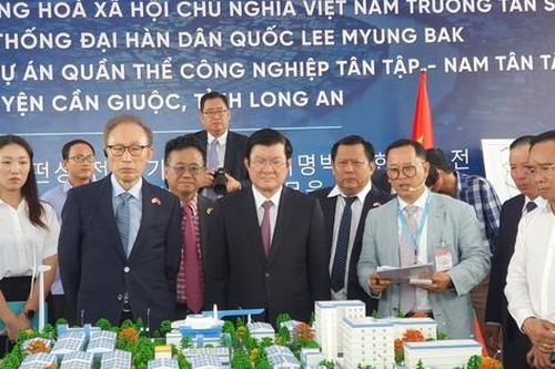 Cựu Tổng thống Hàn Quốc Lee Myung Bak thăm và làm việc tại Long An