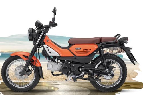 Xe máy địa hình Yamaha PG-1 giá rẻ không có phanh ABS như Honda CT125