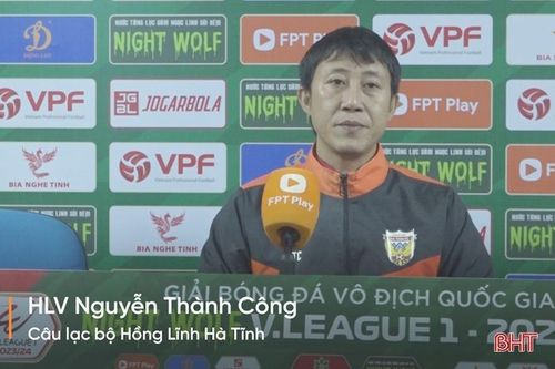 HLV Nguyễn Thành Công: 'Tôi nhận trách nhiệm về trận thua trước Nam Định'