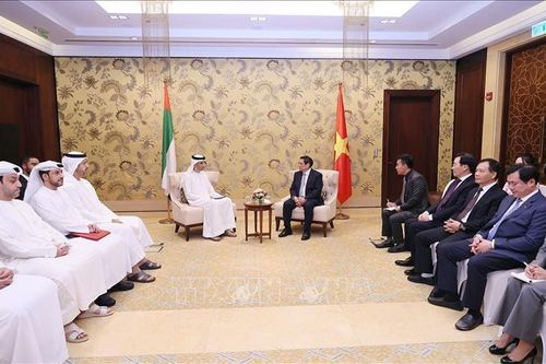 Thủ tướng Phạm Minh Chính tiếp Quốc vụ khanh phụ trách Bộ Kinh tế UAE