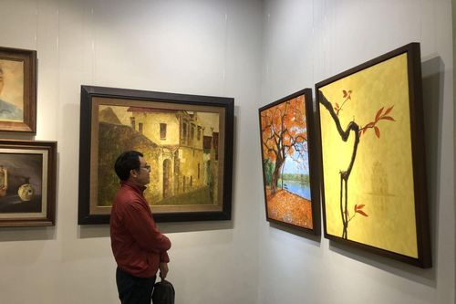 Kể 'Câu chuyện Hà Nội' bằng các tác phẩm hội họa
