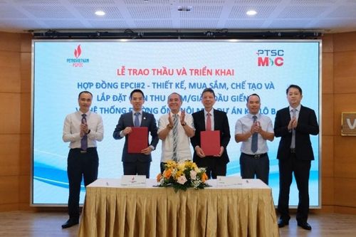 PTSC M&C được trao thầu để triển khai hợp đồng EPCI#2 dự án khí Lô B