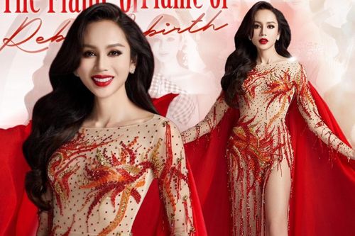Á hậu Lương Mỹ Kỳ khoe đường cong 'nét căng' với váy rực lửa trước thềm bán kết Miss Fabulous