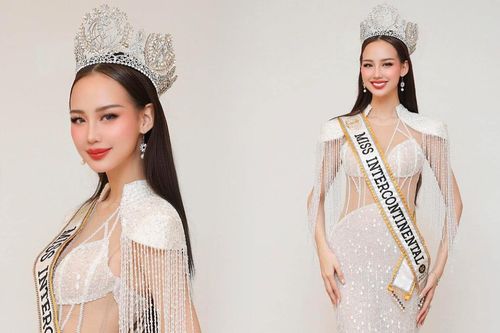 Bảo Ngọc khoe cận cảnh layout tại buổi trao sash MIC 2023, dân tình 'la ó' vì kéo ảnh quá tay