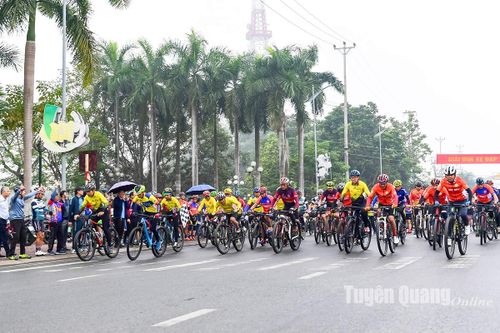 Giải đua xe đạp địa hình tỉnh Tuyên Quang mở rộng năm 2023