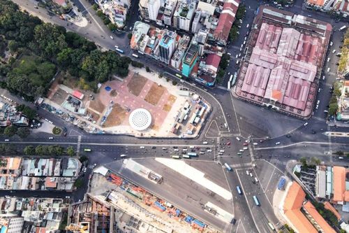 TP.HCM cấm xe nhiều tuyến đường quanh Metro Bến Thành trong 18 ngày