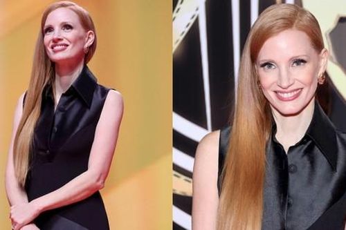 Chủ nhân tượng vàng Oscar Jessica Chastain diện thiết kế Xuân Hè 2024 của Công Trí