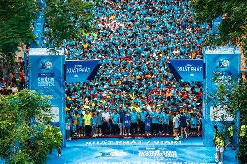 Gần 9.000 VĐV tranh tài Giải Marathon Di sản Quốc tế Cần Thơ