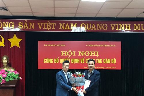 Ông Lê Trường Giang được bầu làm chủ tịch Hội nhà báo tỉnh Lào Cai