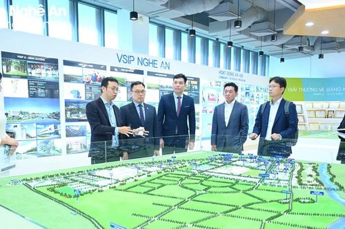 Đoàn công tác của Đại sứ quán Hàn Quốc thăm Khu công nghiệp VSIP Nghệ An
