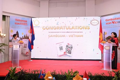 Kết nối thanh toán bán lẻ song phương mã QR Code giữa Việt Nam và Campuchia