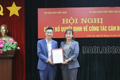 Nhà báo Lê Trường Giang được bầu làm Chủ tịch Hội Nhà báo tỉnh Lào Cai