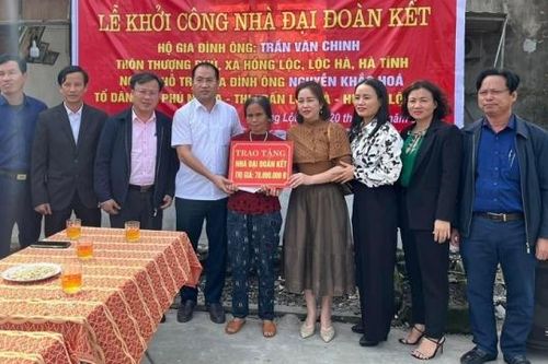 Hà Tĩnh: Đẩy nhanh tiến độ xây dựng nhà ở cho người có công, hộ nghèo trên địa bàn