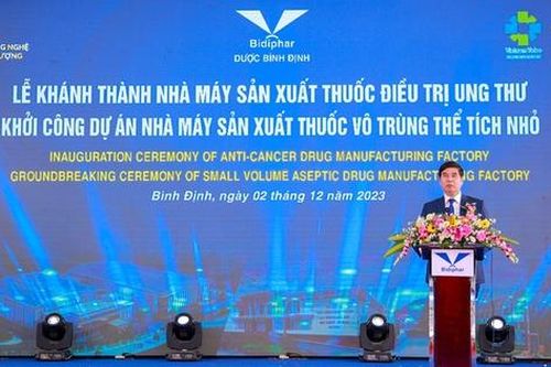 Khánh thành nhà máy sản xuất thuốc điều trị ung thư lớn nhất Việt Nam