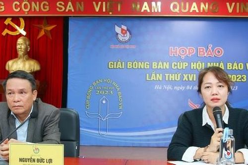 Sắp diễn ra Giải bóng bàn Cúp Hội Nhà báo Việt Nam lần thứ XVI - năm 2023