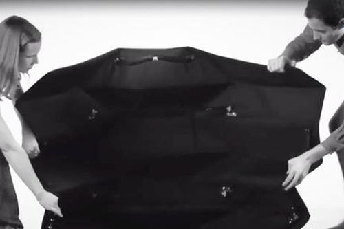 Video chiếc khiên chắn đạn gấp gọn lấy cảm hứng từ nghệ thuật gấp giấy origami