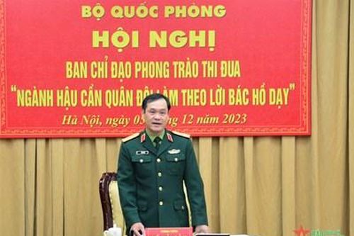 Tiếp tục đẩy mạnh Phong trào thi đua 'Ngành hậu cần Quân đội làm theo lời Bác Hồ dạy'