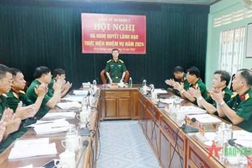 Đảng ủy Sư đoàn 7 lãnh đạo hoàn thành tốt nhiệm vụ năm 2023