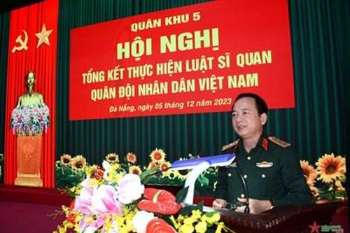 Quân khu 5: Đề nghị điều chỉnh trần quân hàm cao nhất đối với một số chức danh