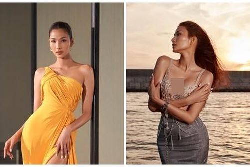 Vóc dáng 'đồng hồ cát' của Á hậu Hoàng Thùy