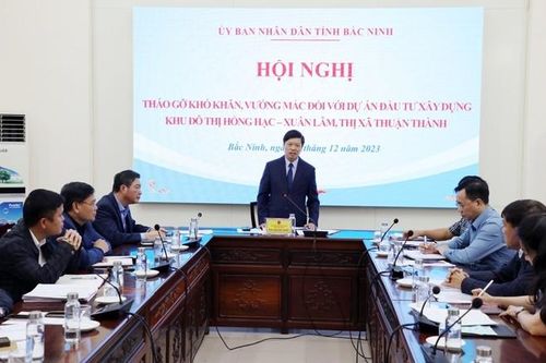 Bắc Ninh tháo gỡ vướng mắc dự án sinh thái Hồng Hạc - Xuân Lâm