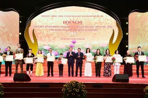 Hà Nội tặng danh hiệu 'Người tốt, việc tốt' cho 33 cá nhân