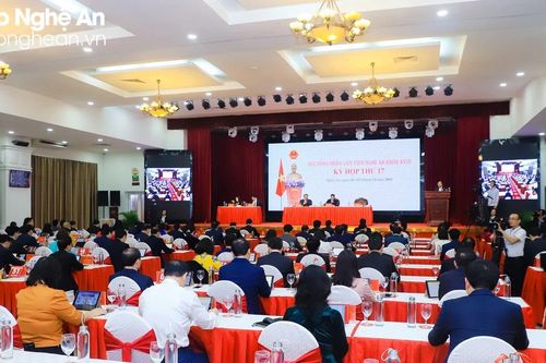 Khai mạc Kỳ họp thứ 17, HĐND tỉnh Nghệ An khóa XVIII, nhiệm kỳ 2021 - 2026
