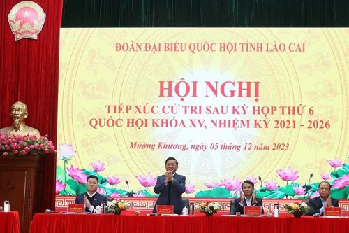 Cử tri huyện Mường Khương mong muốn sớm được đầu tư hệ thống cấp nước sinh hoạt
