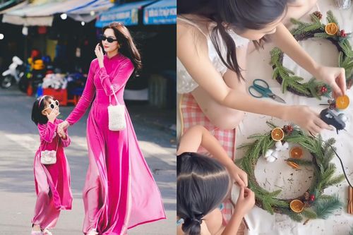 Đặng Thu Thảo khéo khoe hoa tay của ái nữ, khéo léo tỉ mỉ y hệt mẹ