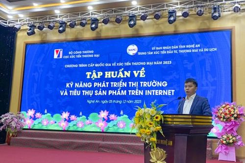 Nghệ An: Tập huấn kỹ năng phát triển thị trường và tiêu thụ sản phẩm trên internet