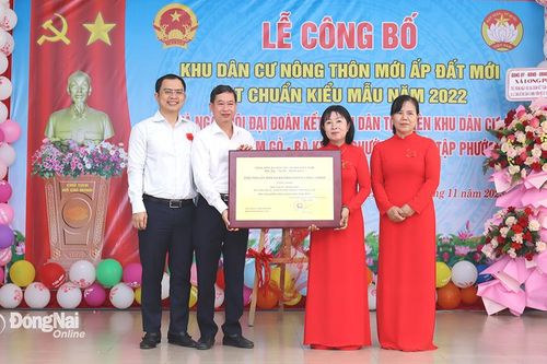 Điểm sáng trong xây dựng khu dân cư kiểu mẫu
