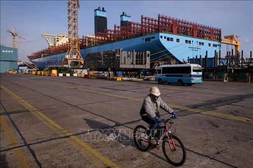 Hàn Quốc rớt xuống vị trí thứ 2 thế giới về số đơn đặt hàng đóng tàu