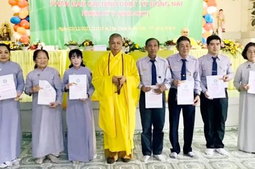 Đồng Nai: Ra mắt nhân sự Phân ban Gia đình Phật tử tỉnh nhiệm kỳ 2022-2027