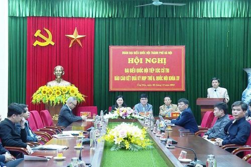 Cử tri mong các luật, nghị quyết Quốc hội sớm đi vào cuộc sống